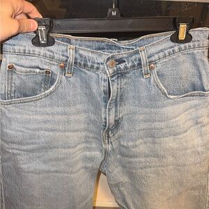 Levi's Light Blue Jean Shorts